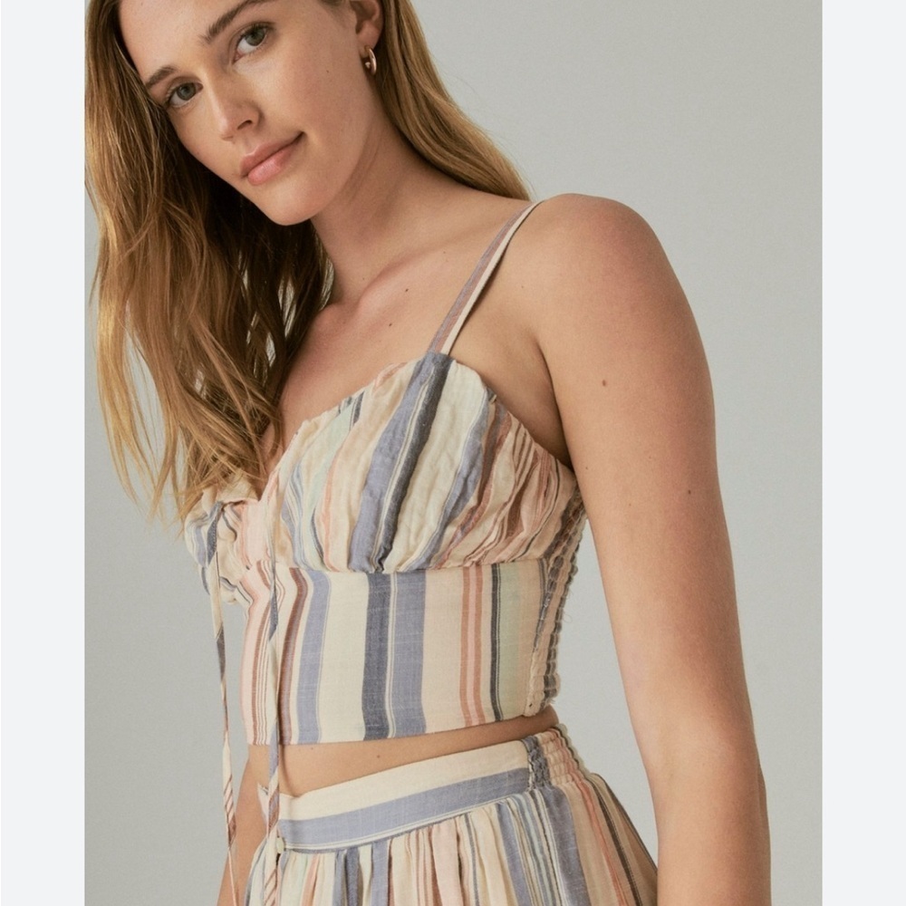 NWOT Lucky Brand - Matchback Corset Top - XS